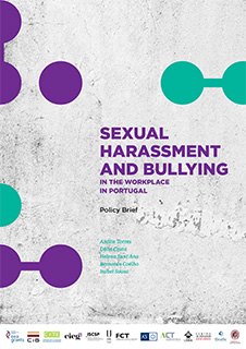 Policy brief with the main indicators on sexual and moral harassment in the workplace in Portugal