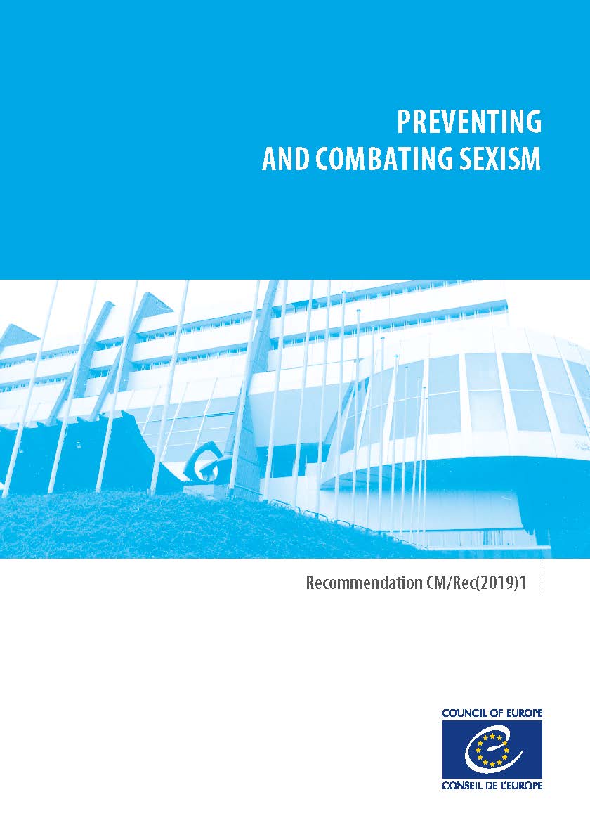 imagem Recomendação sobre prevenção e combate ao sexismo do Comité de Ministros do Conselho da Europa (Disponível em inglês)