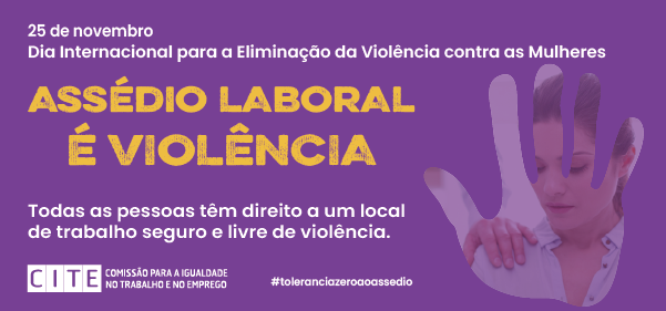imagem Dia Internacional para a Eliminação da Violência contra as Mulheres.