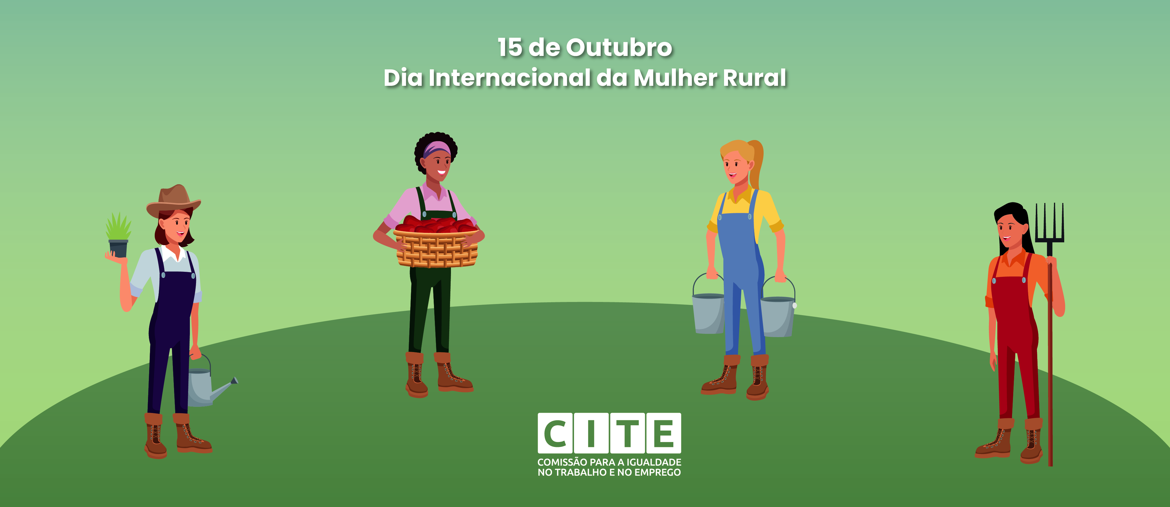 imagem 15 de outubro, Dia Internacional da Mulher Rural.