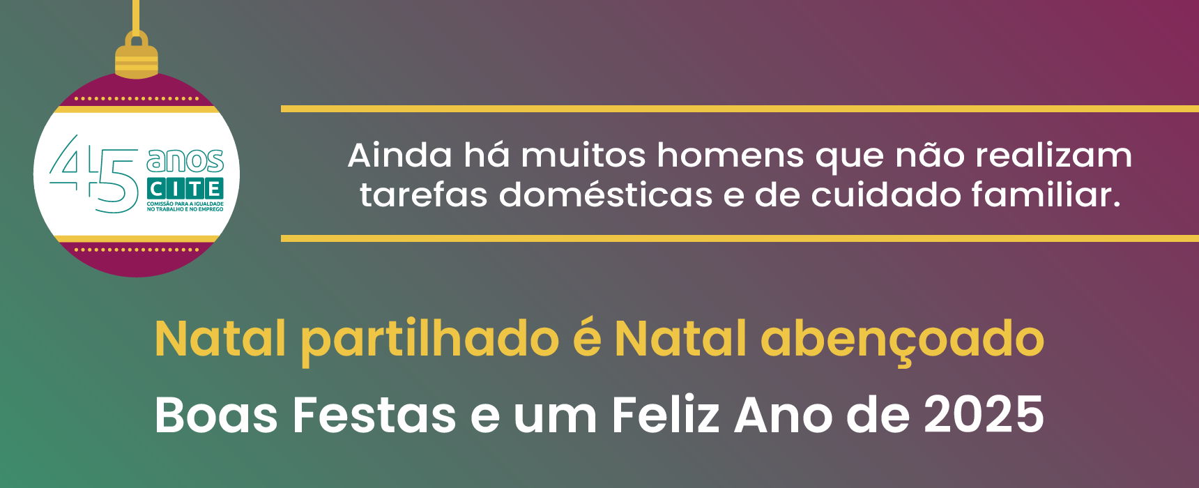 imagem Natal Partilhado é Natal Abençoado