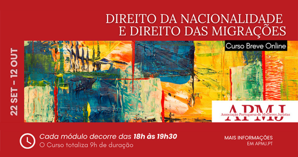 imagem Curso Breve Online sobre Direito da Nacionalidade e Direito das Migrações